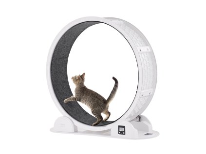 Behacie koleso pre mačky 40.8 in, tiché, s brzdou a kobercom do 30lbs