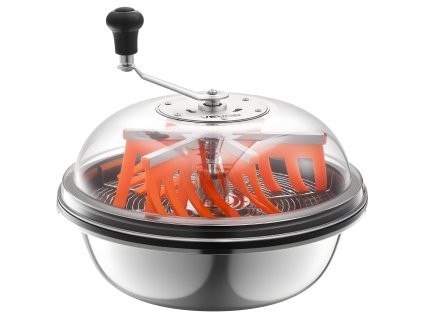 Manuálny misový trimer 420 mm, nerez čepele, mokré/suché, vizuálny rez