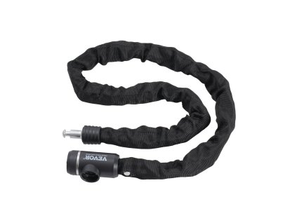 Zamok na reťaz bicykla 3.94 ft, kombinácia a 3 kľúče, priemer 10 mm