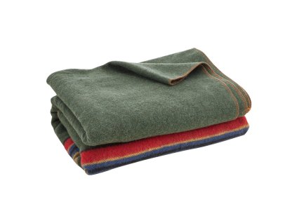 Vlnená deka na kempovanie 1,62×2,23 m (64"×88") na turistiku