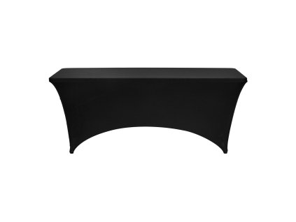 Sada 3 strečových obrusov na 6FT obdĺžnikový stôl, čierne, nezmačkavé