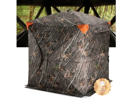 Poľovnícka kója 270° priehľadná, 3 okná, sieťka, pre 2–3 osoby