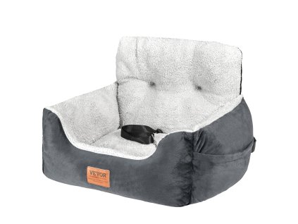 Autosedačka pre psa do auta, vhodná pre psy do 9.1 kg, tmavosivá