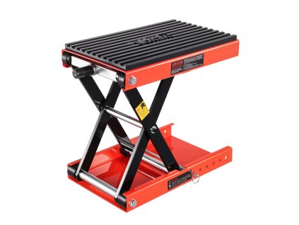 Motocyklový nožnicový zdvihák, nosnosť 1200lbs, výška 4.1–15 in