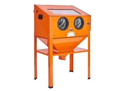 Pieskovacia kabína 227.1 l s podstavcom, pištoľou a 4 tryskami