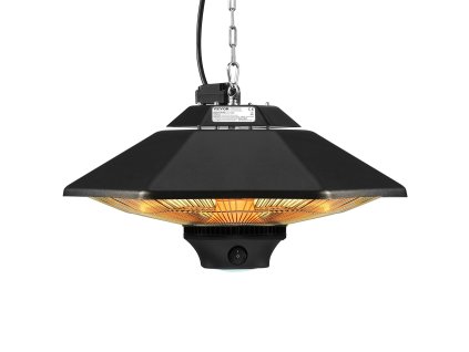 Závesný infračervený stropný ohrievač 2000W, diaľkové ovládanie, IP34