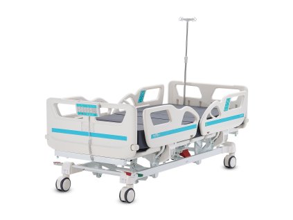 Plne elektrická nemocničná posteľ 5 funkcií, kardio, nosnosť 249.5 kg