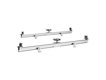 Montážny set na solárne panely, 4×30" hliníkové lišty, 4+2 svorky