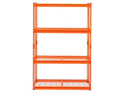 Policový regál 4 úrovne, 2400 lbs, nastaviteľný, 20" D × 40" W × 60" H