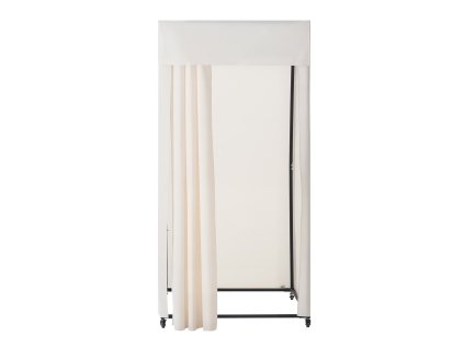 Skúšobná kabína s kolieskami, hrubé závesy a kovový hák 99×99×204.5 cm