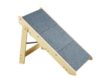 Drevené skladacie schody pre psa, 3 stupne, na posteľ/gauč do 150 lbs