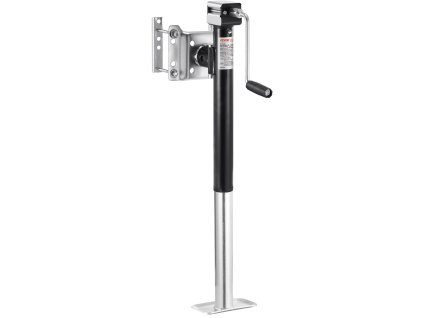 Zdvihák na príves 5000 lbs, otočný priskrutkovateľný, 14.3" zdvih