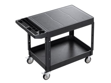 Servisný vozík 550lbs, 37×25.4-inch, 2 police, 2 brzdové kolesá