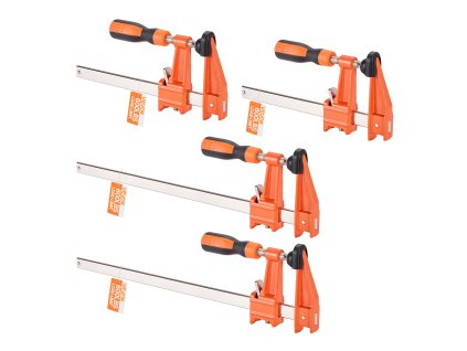 F-svorky na drevo 2×15.24 cm a 2×30.48 cm, zamykateľné, nosnosť 272 kg