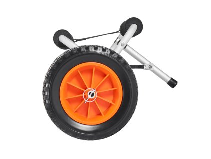 Vozík na kajak skladací nosnosť 90 kg 25.4 cm gumové kolesá ráčna