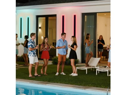 Vonkajšie nástenné svietidlo 2×1000mm rgb 2700–6000k ip65 stmievateľné