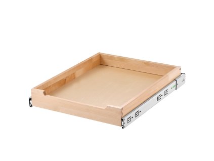 Výsuvný regál do skrinky 17"×21", tlmené zatváranie, spodná/bočná