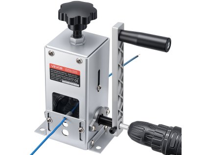 Ručný stroj na odizolovanie medených káblov 1.5–30 mm, kľuka/vrták