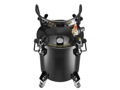 Tlaková nádoba na farbu 20 l, oceľová s tromi rýchlospojkami