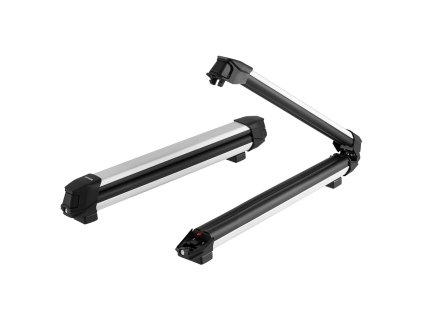 Strešný nosič na lyže a snowboardy, 6 párov/4 snowboardy, 2 ks hliníka