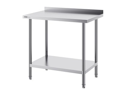 Nerezový pracovný stôl 24×36×36 inch s nastaviteľnou výškou pre bar