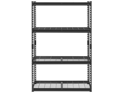 Nastaviteľný kovový regál 4 police 2400 lbs 20" d × 40" w × 60" h