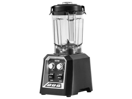 Stolný mixér 68 oz plastová nádoba, 3 funkcie, nerezový, čierny