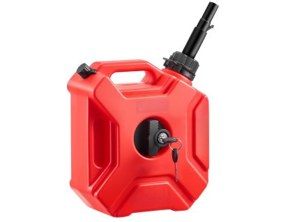Kanister na palivo 5 l s nálevom a uzamykateľným držiakom, 15 l/min