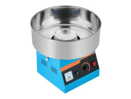 Stroj na cukrovú vatu elektrický 1000W, nerezová miska 38 cm, lopatka