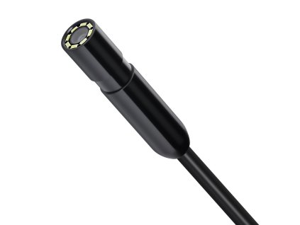 Endoskopická kamera 1920p hd, 3m polotuhý kábel, 8 led, 2× zoom, ip67