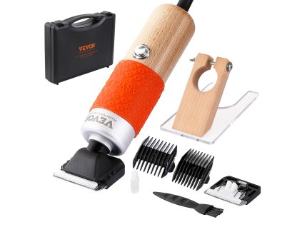 Elektrický zastrihávač kobercov 200 W, nastaviteľná rýchlosť, 2 čepele