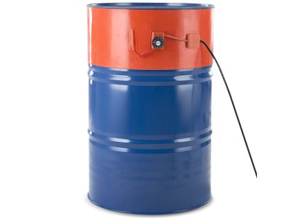 Ohrev kovového sudu 1200 W, šírka 25.4 cm, nastaviteľná 30–150 °C