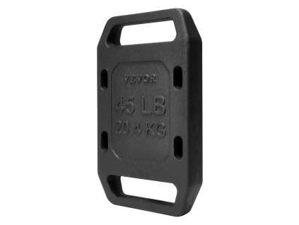 Liatinová ruck platňa 45LB, pevná záťaž pre rucking, na švihy, drepy