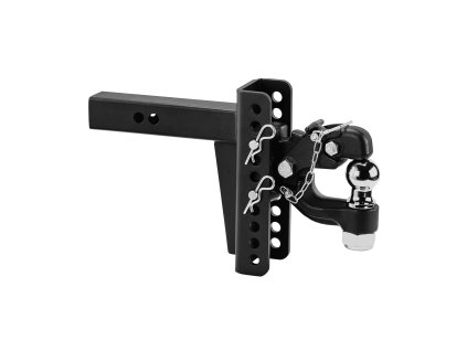 Nastaviteľný pintlový hák 20000 lbs pre 2-inch, lunette 2.5–3-inch