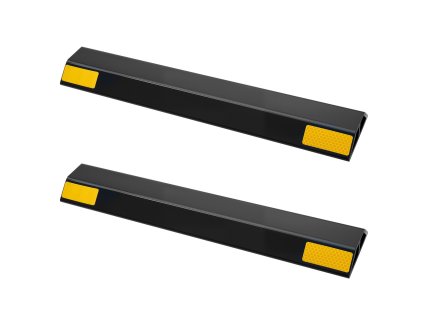 Parkovací doraz 446 mm, 2 ks, pp materiál, reflexné pásy, pre autá