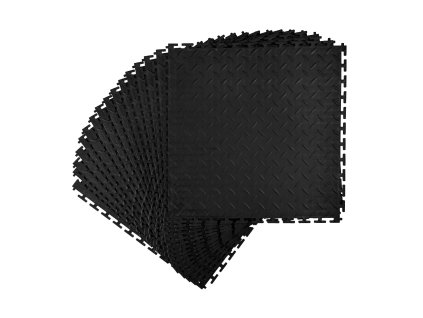 Zámkové pvc podlahové dlaždice 16 ks 513×513×5 mm protišmykové