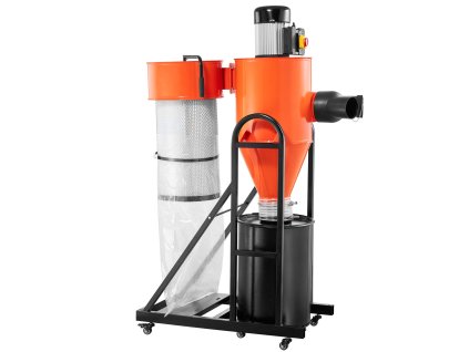 Cyklónový zberač prachu 763 CFM 1 Micron 1.5HP 47.32L vak so stojanom