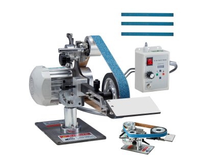 Pásová brúska 30×1 inch, 550W, plynulá regulácia vfd, 3 pásy