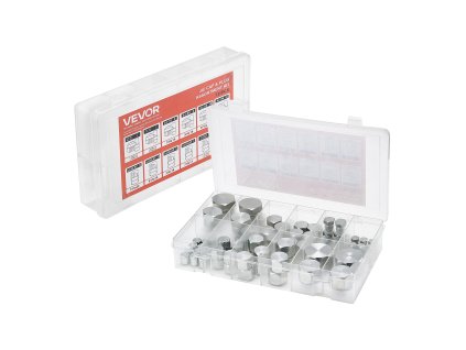 Sada 72 ks hydraul. JIC 37° zátok a krytiek veľkosti 4 6 8 10 12 16