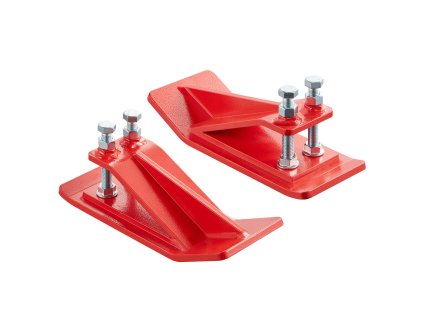 Ochranné lišty na lžícu traktora, 2 ks oceľové, protišmykové