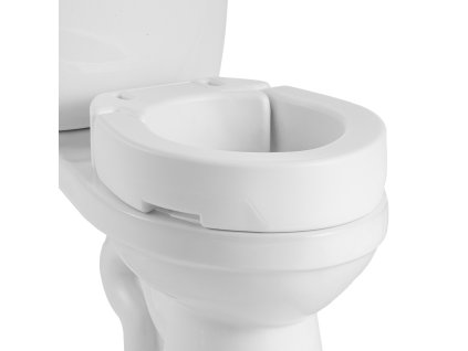 Zvýšené wc sedadlo, nosnosť 136.1 kg, zdvih 88.9 mm, pre okrúhlu misku