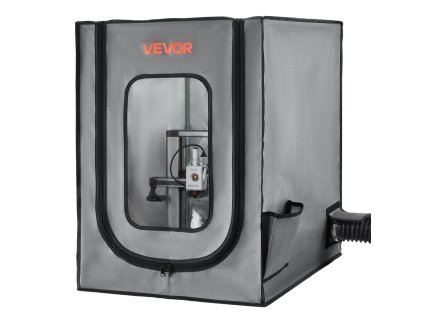 Kryt 3d tlačiarne s ventiláciou, proti prachu, led, pre resin/fdm