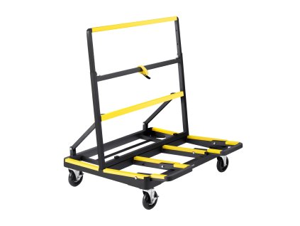 Vozík na sadrokartón 816 kg, oceľový, skladací, 4 otočné kolieska