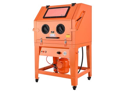 Pieskovacia kabína 927 L tlaková nádrž 121 L zásobník 1200 W odsávač