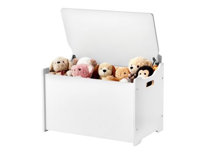 Detská úložná lavica s opierkou a bezpečnostným pántom 597×368×545 mm