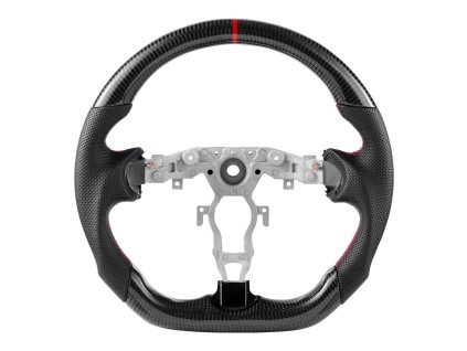 Volant pre 2008–2020 370Z, karbónová vložka, tvar d, kožený grip