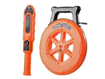 Detektor upchatia potrubia 100ft/30m vodotesný pre PVC, plast a kov