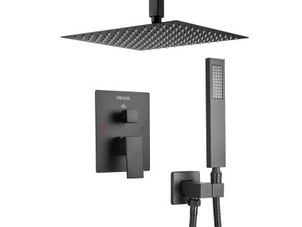 Sprchový set 10-inch (25.4cm) štvorcová hlavica, ručná sprcha