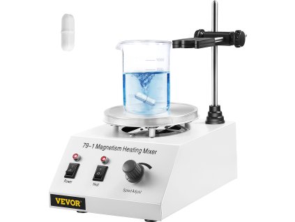 Laboratórny magnetický miešač s platňou 1L, 25W, regulácia rýchlosti