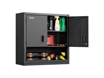 Oceľová nástenná skriňa 76.2×30.5×76.2 inch závesná s zámkom a policou